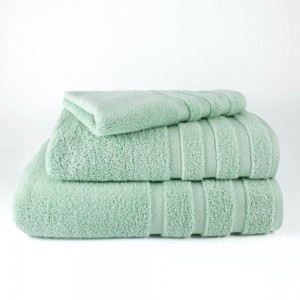 Махровое полотенце для лица и рук Oslo MicroCotton 50x90 см, ментоловое. Photo 3